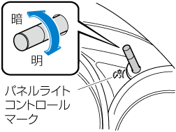 mazda 純正 内装照明調光スイッチ